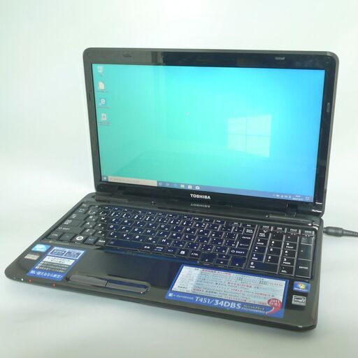 即使用可 ノートパソコン 中古良品 15.6型 東芝 dynabook T451/34DBS Celeron 4GB 640GB DVDマルチ 無線LAN WiMAX Windows10 Office