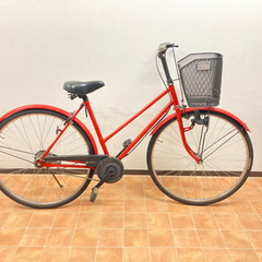 A28 自転車 赤 ママチャリ