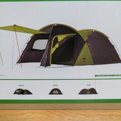 買ったばかりテント😭