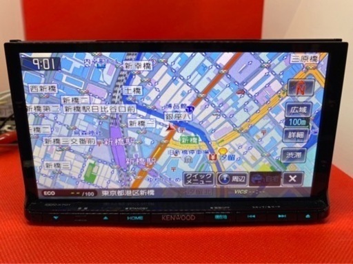 KENWOOD 最高峰　MDV-X701 最新地図　フルセグ　新品パーツ多数