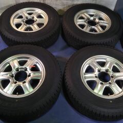 冬 200 ハイエース 200系【富山】キャラバン 195/80R15 LT グッドイヤー 195R15 LT スタッドレス 4本 JWT 車検対応 JW-T ウエッズ PCD139.7