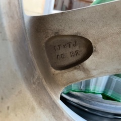 トヨタ純正17インチホイール4本　タイヤはおまけ