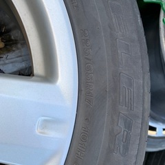 トヨタ純正17インチホイール4本　タイヤはおまけ