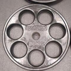 ivanko ラバープレート 20kg 4枚セット