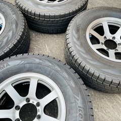 プラドなどに スタッドレス＆ホイールセット ヨコハマタイヤ 16インチ 