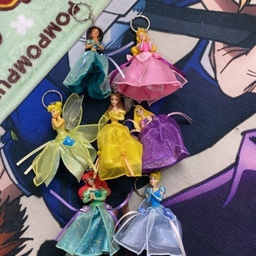 ディズニープリンセスキーホルダー