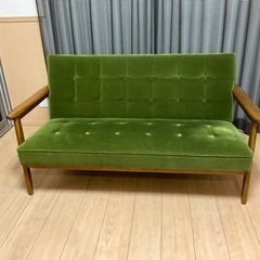 カリモク60 リビングテーブル大・2人掛けソファーセット(11月29日まで掲載・即決OK)