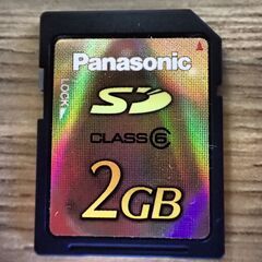 Panasonic SDカード CLASS6 2GB