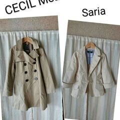 CECIL McBEE トレンチコートとサリアのジャケット