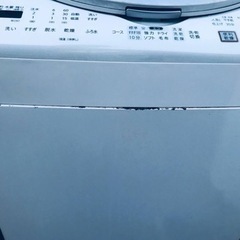 ①✨乾燥機能付き✨‼️8.0kg‼️210番 SHARP✨電気洗濯乾燥機✨ES-TX810-S‼️