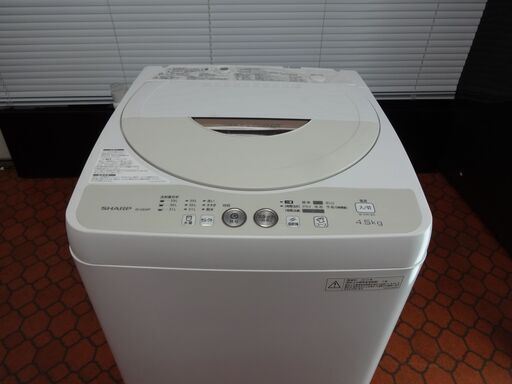 ID 977646  洗濯機シャープ4.5Kg　２０１５年製　ES-GE45P