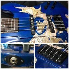 オーダー? カスタム 1点物 5弦 ベース ギター BASS アクティブ 龍