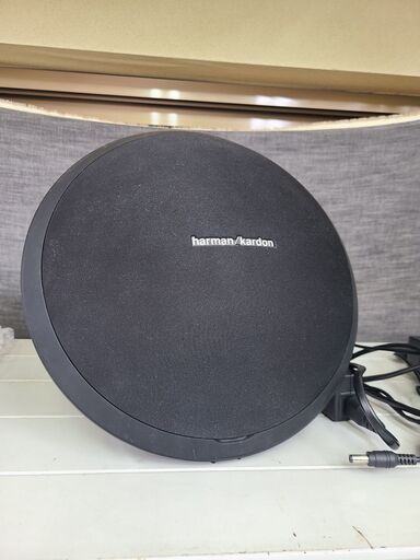 w175【近隣配達可能】　narman/kardon スピーカー　ONYX STUDO  丸型スピーカー　ブラック　黒　音響機械　ケイラック和光店　リサイクルショップ　配達　配送　回収　出張見積もり　朝霞　志木　和光　新座　練馬　板橋　所沢　新座　川越　ふじみ野　さいたま市　大宮　浦和　東村山　武蔵村山