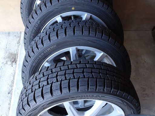 スズキパレット用スタッドレスタイヤ（DUNLOP 165/55R14）ほぼ新品 配送