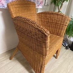 アンティークチェア 籐(ラタン)の椅子