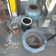 【無料】花瓶　壺　睡蓮鉢　など大型陶器各種