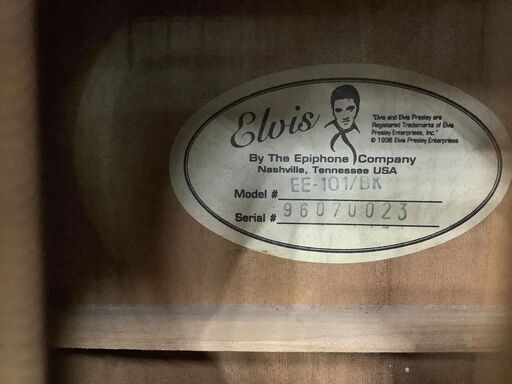 EPIPHONE EE-101】 ELVISモデルアコースティックギター販売中！