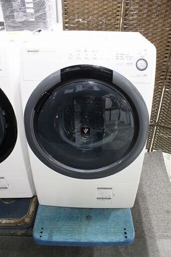 シャープ コンパクトタイプ ドラム式洗濯乾燥機 洗濯7.0㎏/乾燥3.5㎏ スリム ES-S7B 2017年製 SHARP  中古家電 店頭引取歓迎 R4581)