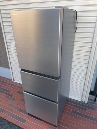 極美品■日立 2020年製 冷凍冷蔵庫 3ドア 265L R-27KV-1