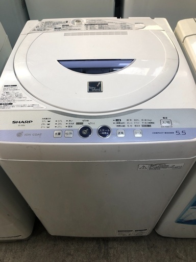 SHARP  2011年製　5.5kg  洗濯機