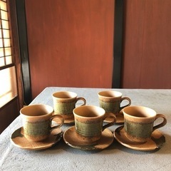 【ネット決済】小ぶりなコーヒーカップ5客