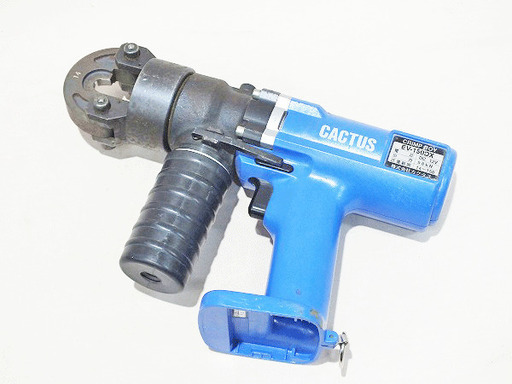 【苫小牧バナナ】カクタス クリンプボーイ EV-150DX 充電式電動着圧機 14mm2～150m2 コードレス ケース付き 動作確認済み♪