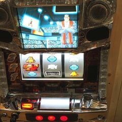 ◆オリンピア アントニオ猪木が元気にするパチスロ機 実機 キー 取説付き◆