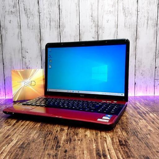 【高速起動】NEC ノートPC LS150/F 新品 SSD 240GB Pentium B950 2.10GHz 15.6インチ メモリ 4GB パソコン
