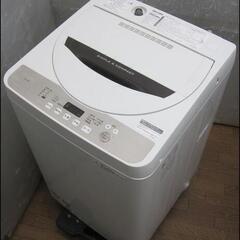 新生活！ 値下げしました！16500円→11000円 シャープ 4.5 kg 全自動 洗濯機 2018年製 ホワイト ES-GE4B