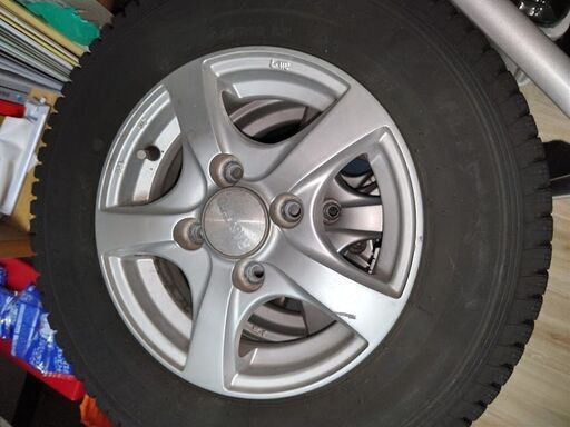 軽バン用のスタッドレスタイヤ（ホイール付）４本セット | www