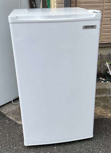 【RKGRE-764】特価！BESTEK/60L 直冷式/1ドア冷凍庫/BTLD109/中古品/2020年製/当社より近隣無料配達！