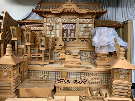 葬祭用　白木　祭壇　中古品　ジャンク品