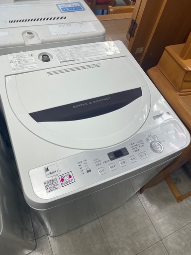 SHARP 5.5kg全自動洗濯機　ESーGE5B 2017年製