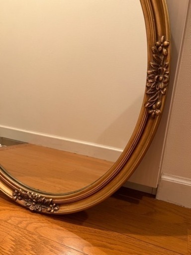 アンティークミラー 鏡 壁掛け可能 円形 muebleco.cl