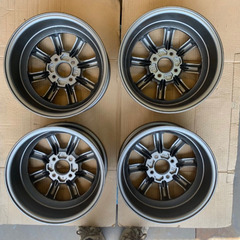 ワタナベ 14インチ RBFタイプ 6j ＋35 PCD100 4穴-ジョージジェンセン 