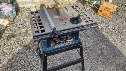 取引中　スタンド付きテーブルソー　100v