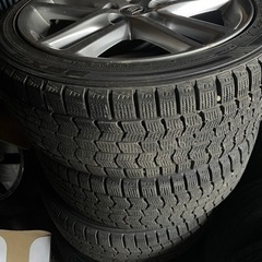 クラウン、マークX等　18inchスタッドレスセット