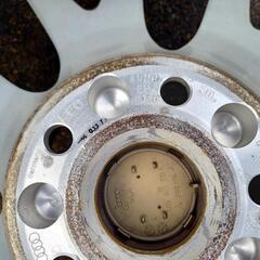 【美品】アウディ純正アルミ+夏タイヤセット AUDI TTにて使用 ガリ傷無し VWゴルフ5以降に流用などにも 美品】アウディ純正アルミ+夏タイヤセット AUDI TTにて使用 ガリ傷