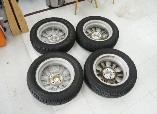 スタットレスタイヤ ホイール 4本セット 155/65R13 TOYO GARIT G4 4穴 PCD100 13×4.00B オフセット43 13インチ 冬タイヤ 苫小牧西店