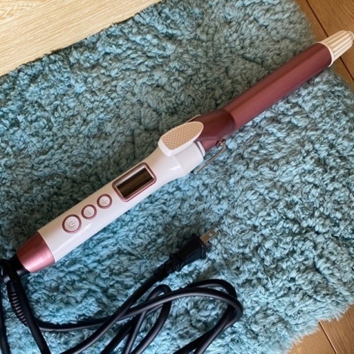 ヘアアイロン カールアイロン 25mm プロ仕様80℃~230℃ マイナスイオン 15段階温度調節 温度LCD表示 自動電源OFF 誤動作防止