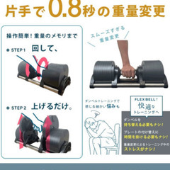 NUO FLEXBELL 32、4キロ刻み　ダンベル　自宅トレーニング　フレックスベル