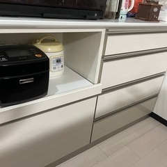 綾野製作所 食器棚　幅140cm(値下げ交渉可、配送料込)