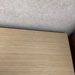 キャビネット 無印良品 2枚扉 ナチュラル ハガレ有り オーク材 351