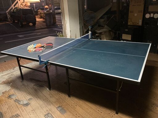 沖縄県内配達無料 中古 本格 国際規格 業務用 卓球台 ラケット ボールセット ダーツ ビリヤード JP  パチンコ スロット パチスロ
