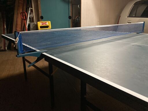 沖縄県内配達無料 中古 本格 国際規格 業務用 卓球台 ラケット ボール