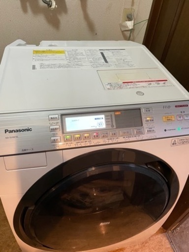 NA-SVX870L 動作品 2017年製 Panasonic 乾燥機 ドラム洗濯機