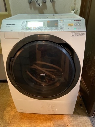 NA-SVX870L 中古　動作品　2017年製　Panasonic 乾燥機　ドラム洗濯機