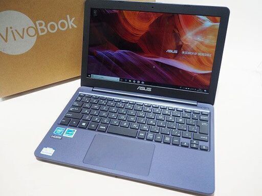 【苫小牧バナナ】ASUS X207A VivoBook ノートパソコン スペックアップモデル 11.6型 メモリ4GB eMMC32GB Win10Home 動作品♪