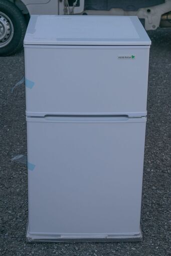 ★未使用★ヤマダ電機/YAMADA HerbRelax ノンフロン冷凍冷蔵庫 90L YRZ-C09B1