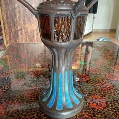 ビンテージ　ステンドグラス　土台